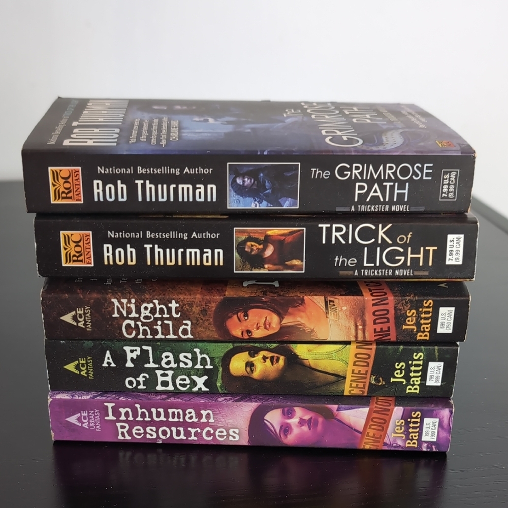 Rob Thurman and Jes Battis Book Set Trickster Amd Osi Series 5 Paperbacks